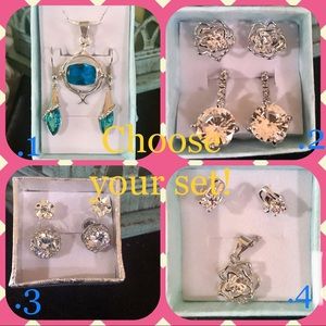 Choose a set beautiful sterling silver jewelry